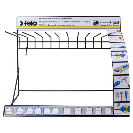 FELO STAND. DISPLAY 11 HOOKS EMPTY