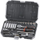 FIXMAN SOCKET DRIVE SET 42PC  X 1/4````