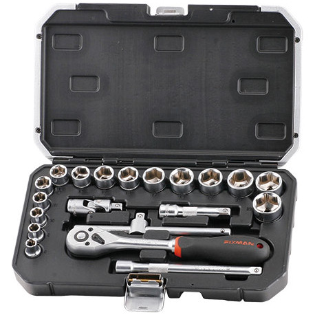 FIXMAN SOCKET DRIVE SET 20 PC X 3/8````