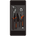 FIXMAN TRAY 2 PIECE PLIER SET GROOVE JOINT PLIERS 10```` AND LOCK GRIP PL