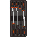 FIXMAN TRAY 8 PIECE SLOTTED AND PHILLIPS SCREWDRIVERS