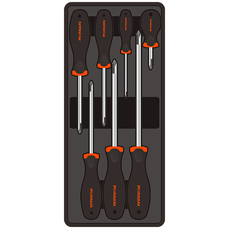 FIXMAN 7-PC PHILIPS SCREWDRIVERS