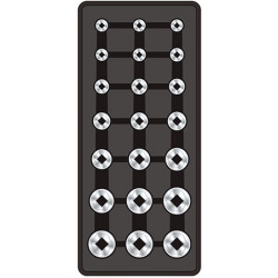 FIXMAN TRAY 21 PIECE 1/2```` DRIVE SOCKETS