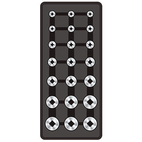 FIXMAN TRAY 21 PIECE 1/2```` DRIVE SOCKETS