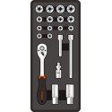 FIXMAN 20-PC 3/8```` DR.SOCKETS and ACCESSORIES