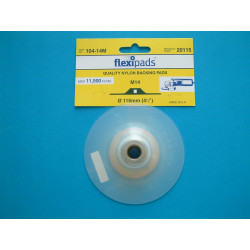 GRINDER PAD and NUT 115MM M14X2MM WHITE