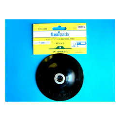 GRINDER PAD and NUT 125MM M14X2MM BLACK