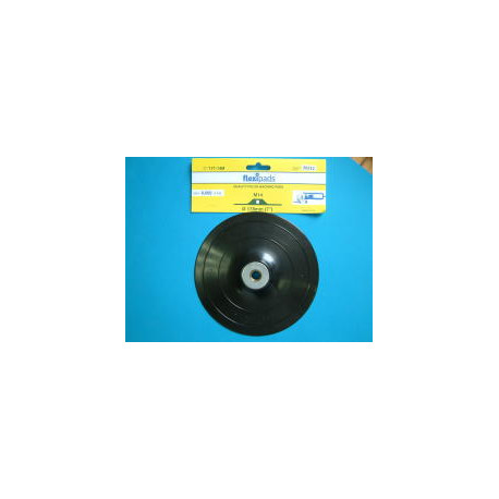 GRINDER PAD and NUT 178MM M14X2MM BLACK