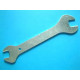 FLAT SPANNER 14 X 17MM SILVER