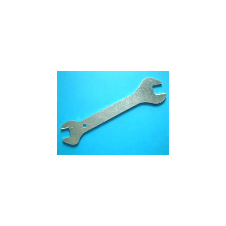 FLAT SPANNER 14 X 17MM SILVER