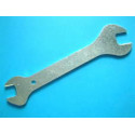 FLAT SPANNER 14 X 17MM SILVER