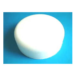 WHITE COMPOUNDING SPONGE 150MM VELCRO