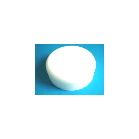 WHITE COMPOUNDING SPONGE 150MM VELCRO