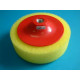 YELLOW AGGRESSIVE SPONGE 150MM M14 X 2MM