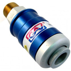 SAFETY QUICK COUPLER 3/8 M TWO STAGE RELEASE