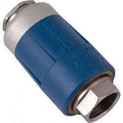 SAFETY QUICK COUPLER 3/8 F PACKAGED TWO STAGE RELEASE AIRBLOCK