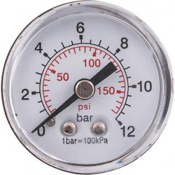 PRESSURE GAUGE 40MM 1/4```` REAR D4014R12