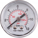 PRESSURE GAUGE 40MM 1/8 REAR