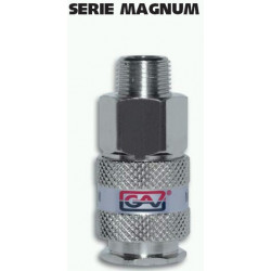 QUICK COUPLER MAGNUM 3/8````MALE