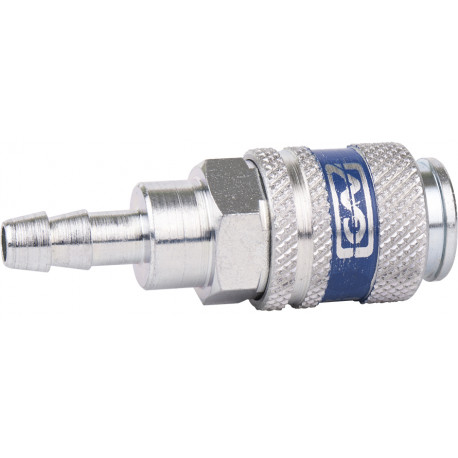 HARDENED STEEL QUICK COUPLER 8MM HOSE TAIL