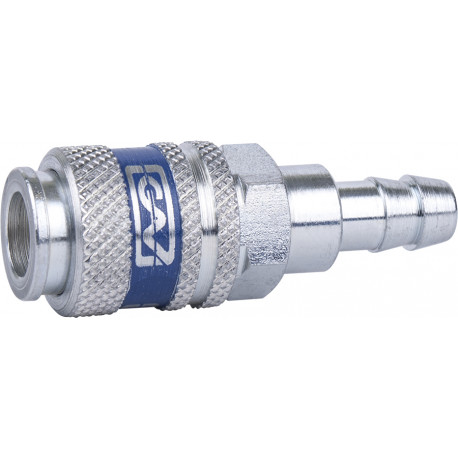 HARDENED STEEL QUICK COUPLER 10MM HOSE TAIL