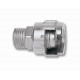 NIPPLE WITH METAL RING 1/4````M FOR BAYONET COUPLINGS