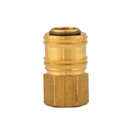 QUICK COUPLER BRASS 1/4````F