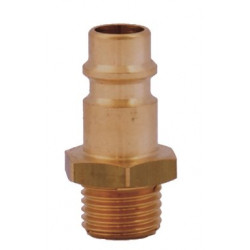 CONNECTOR BRASS 1/4````M