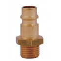 CONNECTOR BRASS 1/4````M