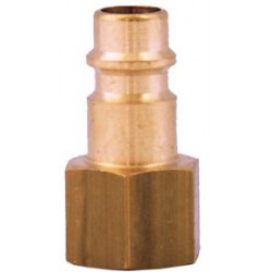 BRASS CONNECTOR 1/4````F