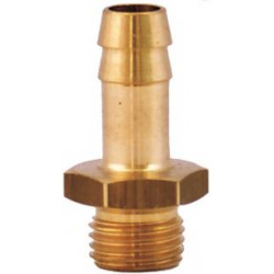 HOSE TAIL BRASS 1-4 MX9MM