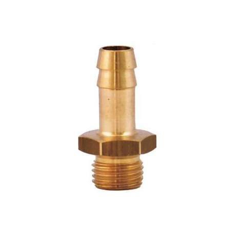 HOSE TAIL BRASS 1-4 MX9MM