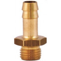 HOSE TAIL BRASS 1-4 MX9MM