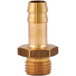 HOSE TAIL BRASS 3-8 MX13MM