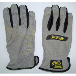 MECHANICS GLOVE MEDIUM SYNTHETIC LEATHER PALM SPANDEX BACK