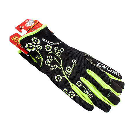 LADIES SLIM FIT GARDEN GLOVES BLACK X-SMALL