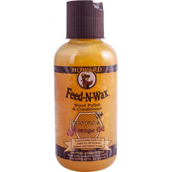 HOWARD FEED-N-WAX WOOD POLISH and CONDITIONER 4.7 FL.OZ