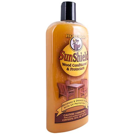 HOWARD SUNSHIELD OUTDOOR FURNITURE WAX 16FL.OZ