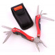 MULTITOOL RED WITH NYLON POUCH IN BLISTER