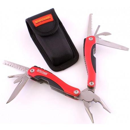 MULTITOOL RED WITH NYLON POUCH IN BLISTER