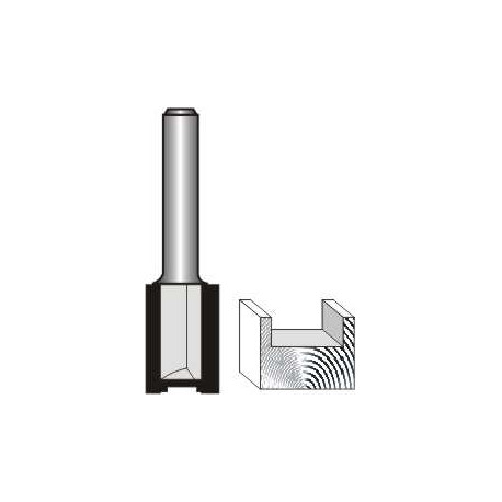 STRAIGHT BIT SINGLE FLUTE 1/8```` X 1/2```` CUT 1/4```` SHANK