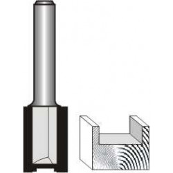 STRAIGHT BIT SINGLE FLUTE 3/16```` X 1/2```` CUT 1/4```` SHANK