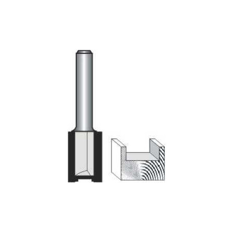 STRAIGHT BIT 10MM X 25MM CUT 2 FLUTE METRIC 1/4```` SHANK