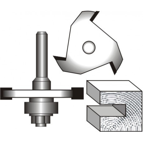 SLOT CUTTER 1 1/4```` X 1/8```` (3.2MM) 1/4```` SHANK