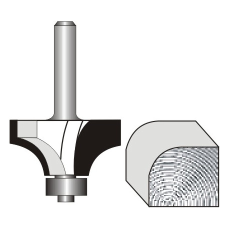 CORNER ROUNDING 2 3/4```` X 1 3/8```` (1 1/8```` RADIUS) 1/2```` SHANK