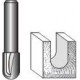 ROUND NOSE VEINING BIT ONE FLUTE 1/8```` X 5/16```` 1/4```` SHANK