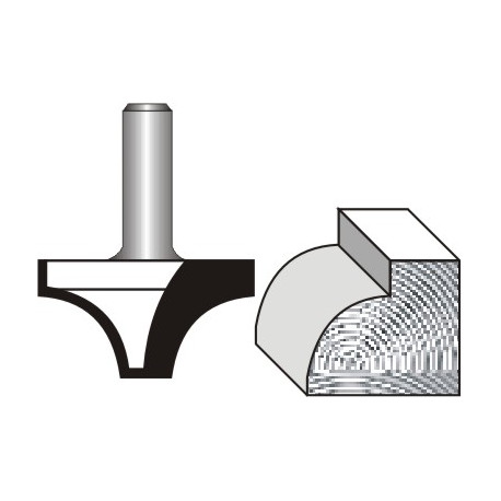 OVOLO and ROUNDING OVER 27MM X 15MM 1/4```` SHANK