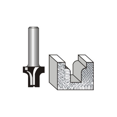 PIERCE and ROUND OVER BIT 1/4```` X 3/8```` 1/4```` SHANK