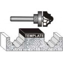 CLASSICAL BIT 1/2```` X 3/8```` WITH TOP BEARING 1/4```` SHANK