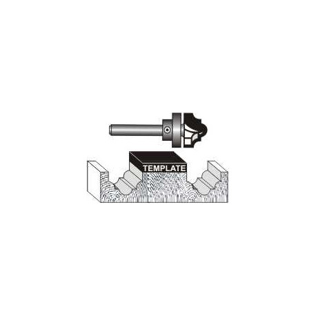 CLASSICAL BIT 3/4```` X 1/2```` WITH TOP BEARING 1/4```` SHANK